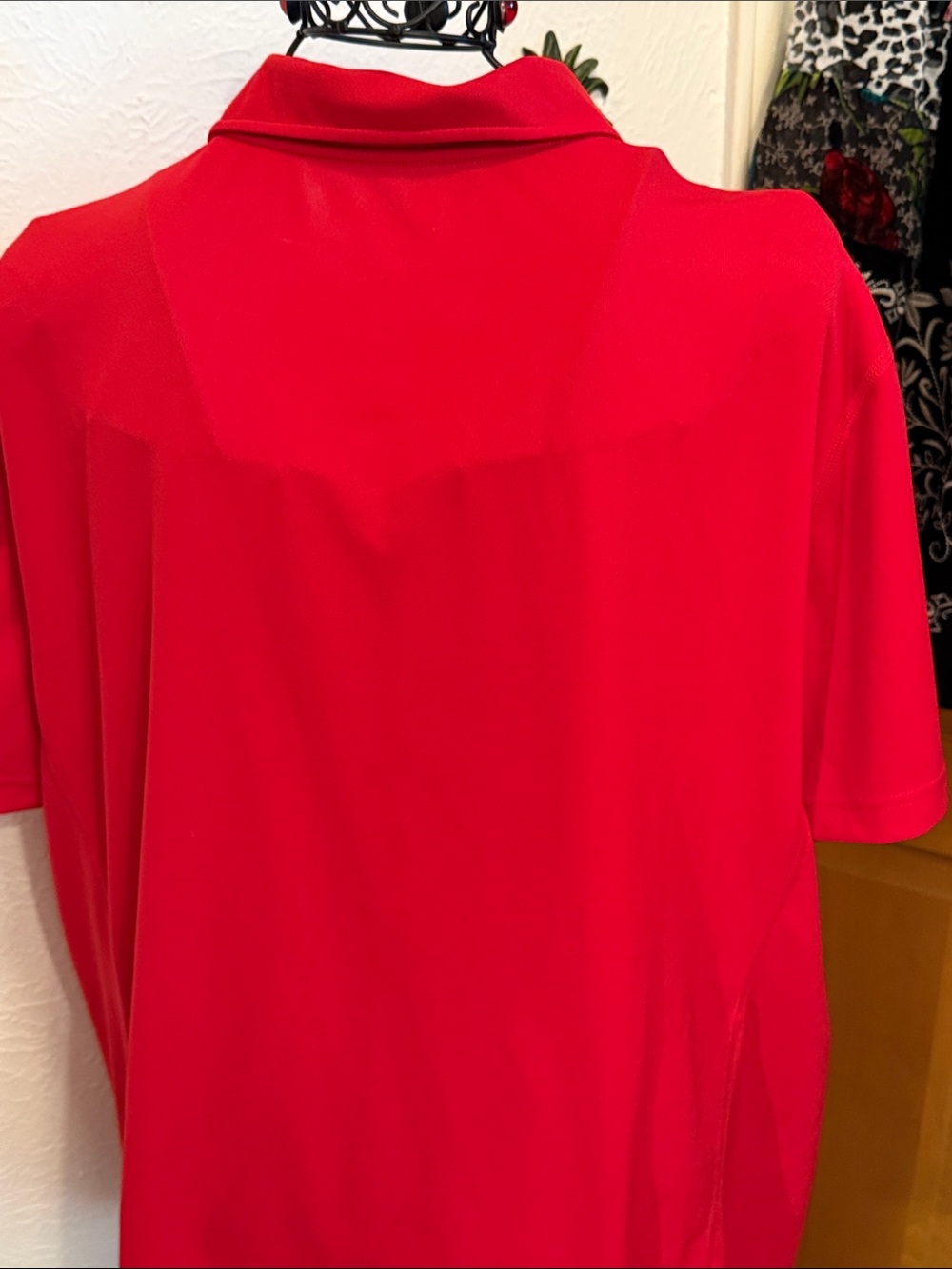 ‼️‼️‼️3 for 12$‼️‼️‼️Xersion Men's Bright Red Performance Polo-2XL - Picture 7 of 8